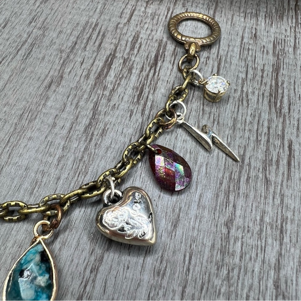 Handmade Multi-Color Charm Bracelet - Picture 4 of 10
